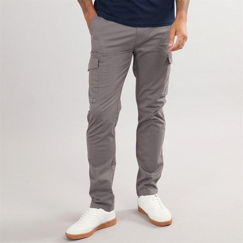 Mens Battle Drill Cargo Trousers Slate - Image 1