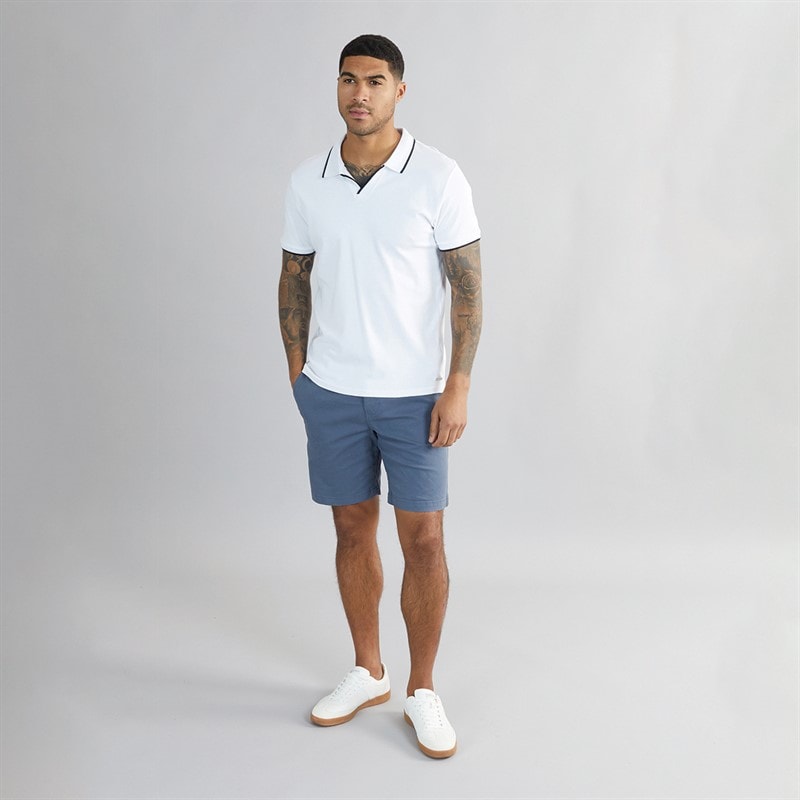 Mens Wests Chino Shorts Misty Blue - Image 4