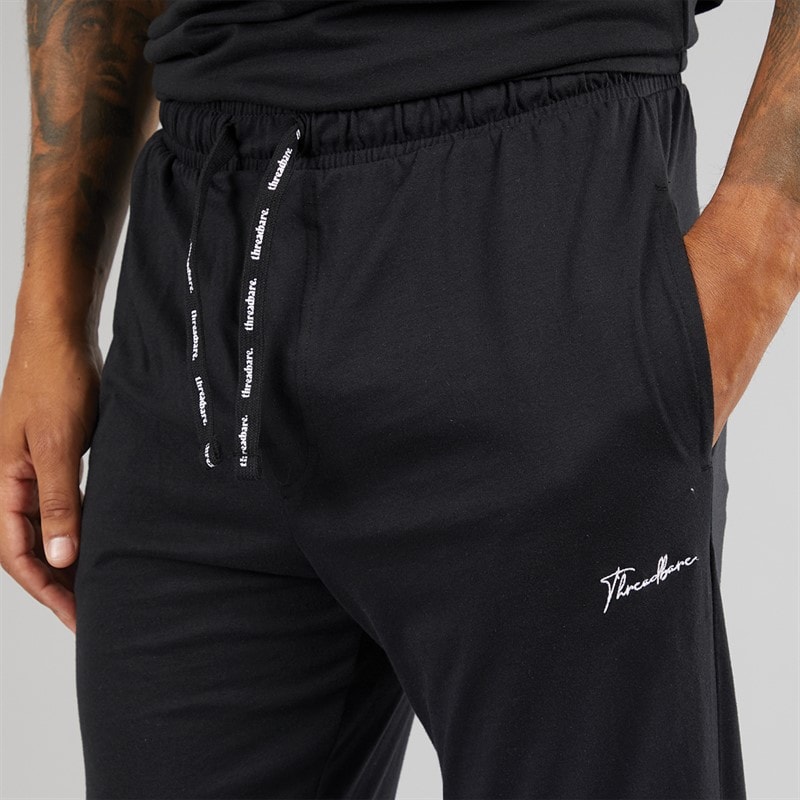 Mens Elt Pyjama Set Black - Image 3