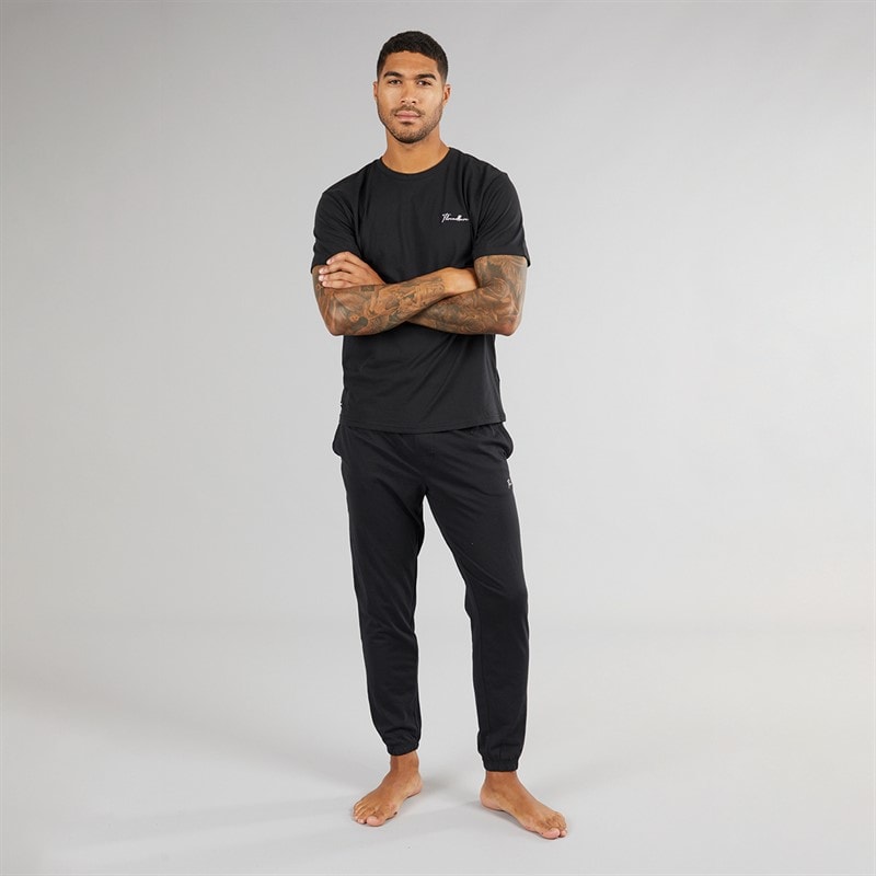 Mens Elt Pyjama Set Black - Image 4