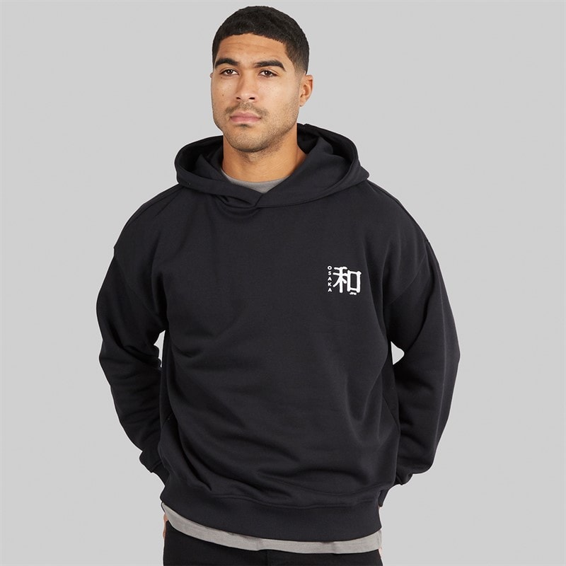 Mens Chiba Hoodie Black - Image 2