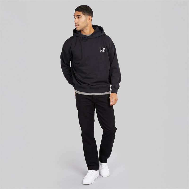 Mens Chiba Hoodie Black - Image 4