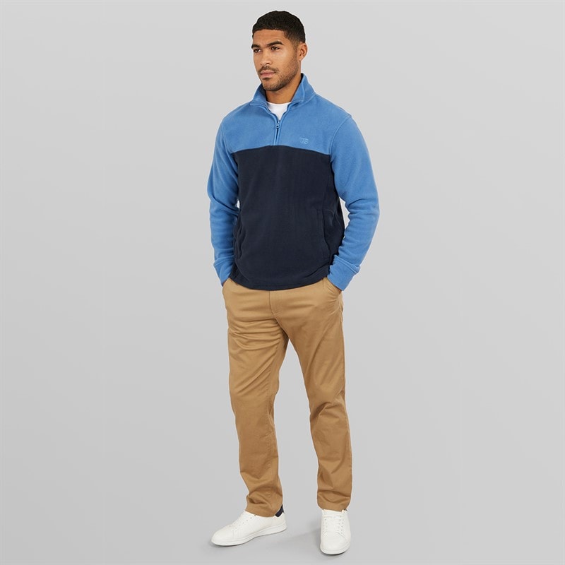 Mens Wham 1/4 Zip Fleece Colbalt/Navy - Image 3