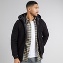 Mens Haydock Knitted Shacket Black