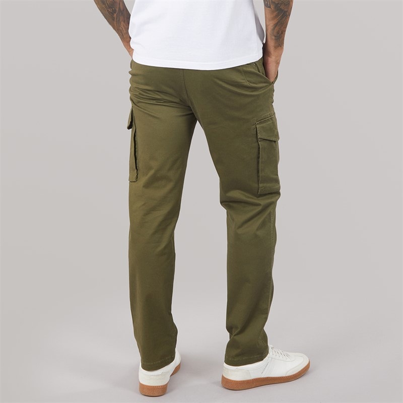 Mens Battle Drill Cargo Trousers Khaki - Image 2