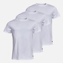 Mens Three Pack Crew Neck T-Shirts White