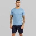 Mens T-Shirt And Shorts Lounge Set Solid