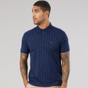 Mens Interlock Polo Shirt Carbon Navy