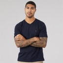Mens Essential V-Neck T-Shirt Desert Sky