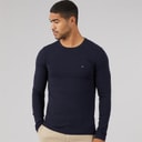 Mens Stretch Slim Long Sleeve T-Shirt Desert Sky