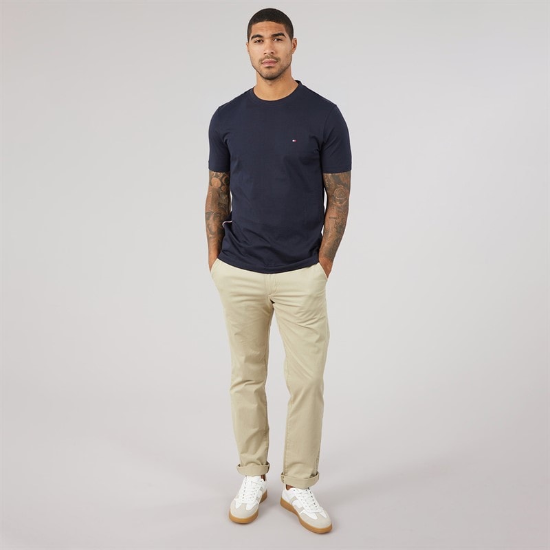 Mens Global Stripe T-Shirt Desert Sky - Image 4