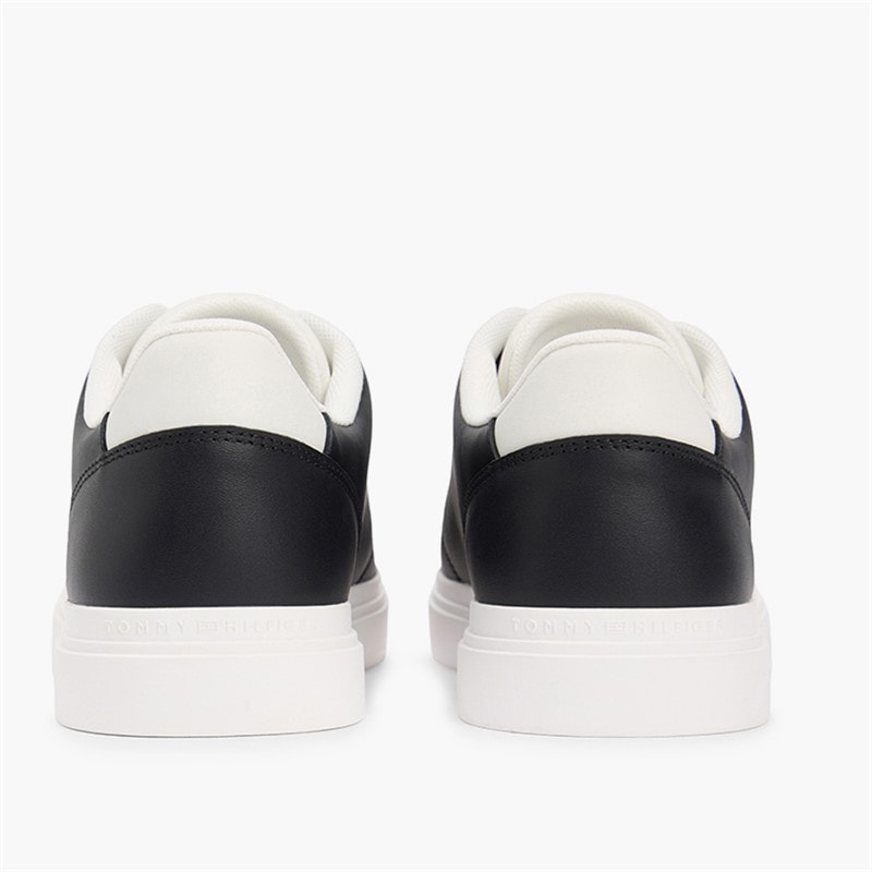 Womens Feminine Cupsole Trainers Black/Ecru - Image 3