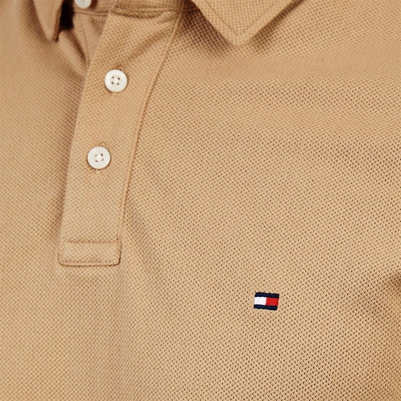Mens Mesh Polo Shirt Desert - Image 3