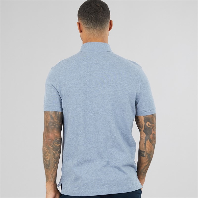 Tommy Hilfiger Mens 1985 Polo Shirt Brisk Blue Heather