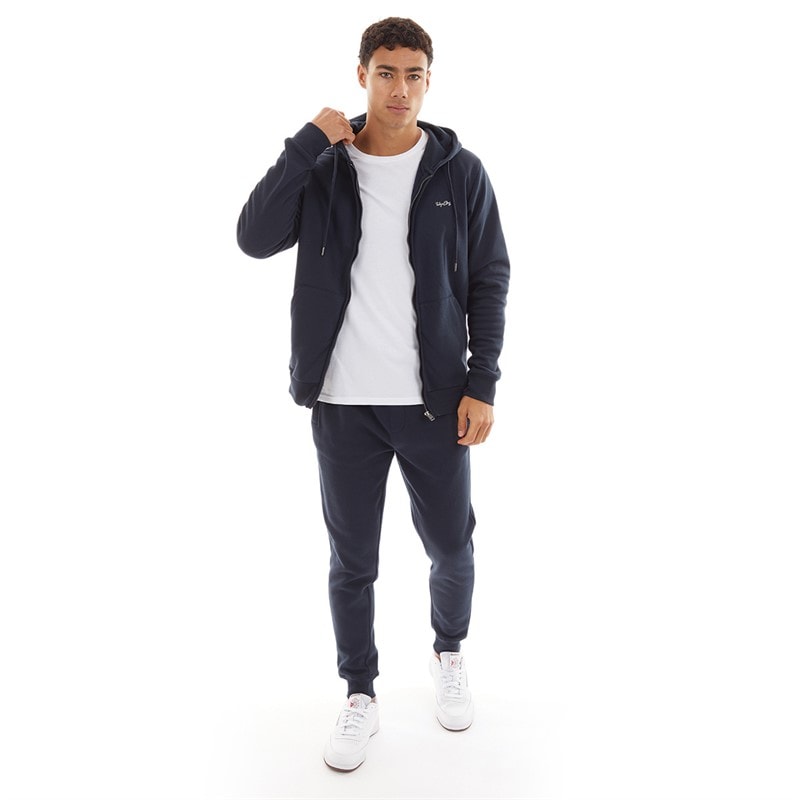 Mens Antic Tracksuit Navy - Image 4