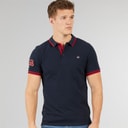 Mens Casson Short Sleeve Polo Shirt Navy
