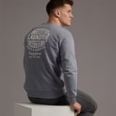 Mens Carvalho Crew Neck Sweatshirt Blue