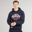 Mens Kennion Hoodie Navy