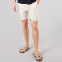 Mens Fabrizio Linen Shorts Natural