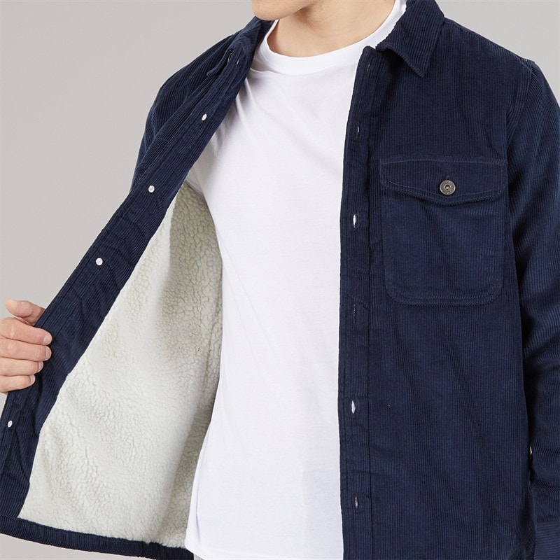Mens Cropley Fleece Jacket Iris Navy - Image 3