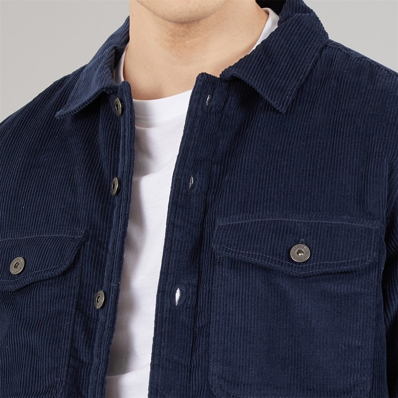 Mens Cropley Fleece Jacket Iris Navy - Image 5