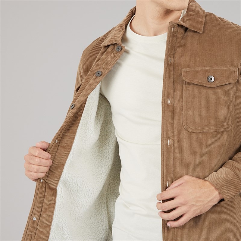 Mens Cropley Fleece Jacket Dark Stone - Image 3