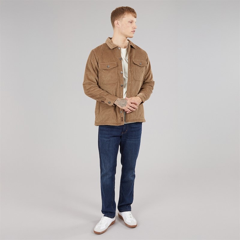 Mens Cropley Fleece Jacket Dark Stone - Image 4