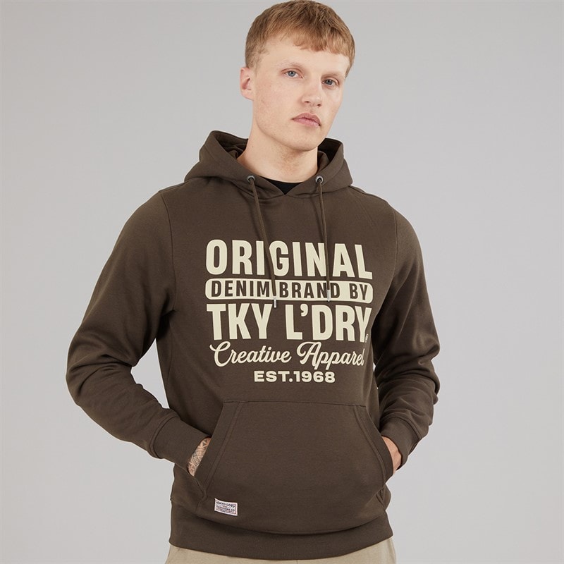 Mens Clyne Hoodie Turkish Coffee - Image 3