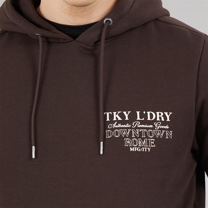 Mens Dudek Hoodie Chocolate Torte - Image 5