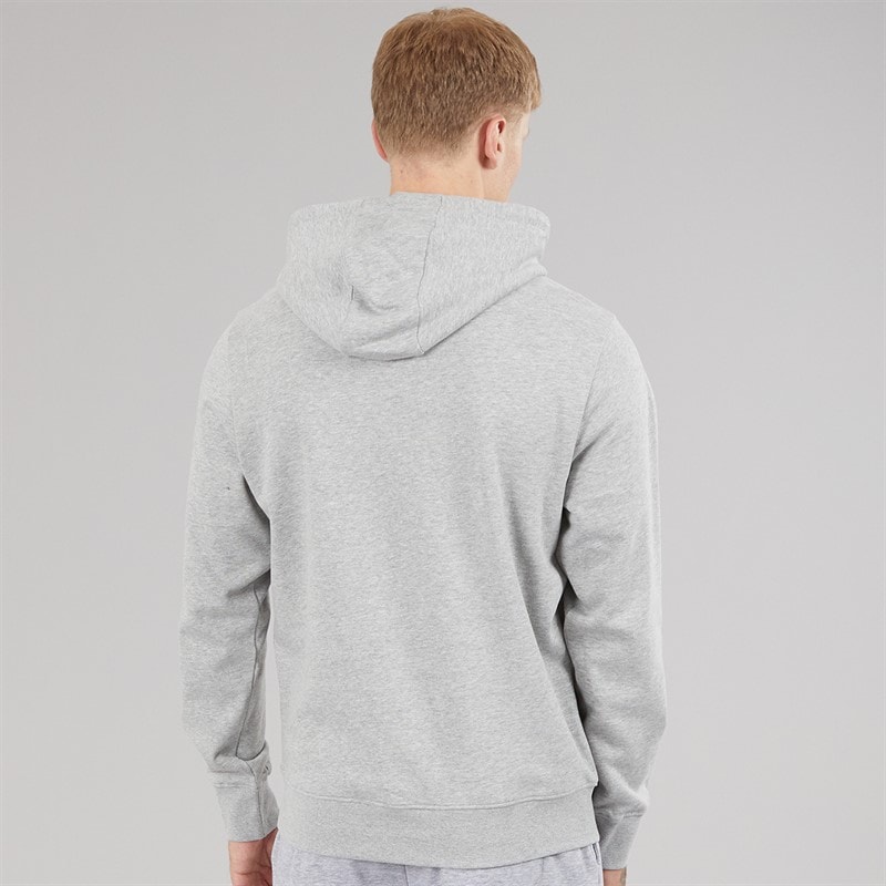 Mens Clyne Hoodie Light Grey Marl - Image 2