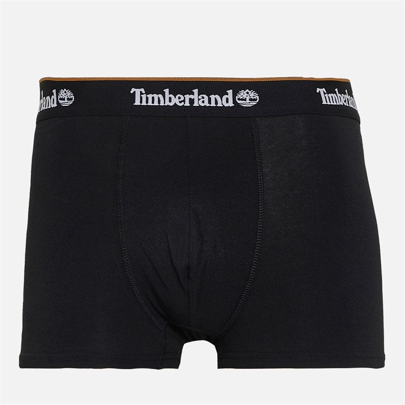 Mens Five Pack Boxer Trunks Black - Image 3