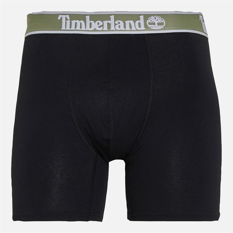 Mens Three Pack Boxer Trunks Black - Image 3