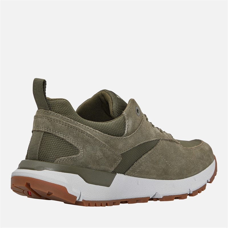 Mens Voyager Park Trainers Dark Green Mesh - Image 5