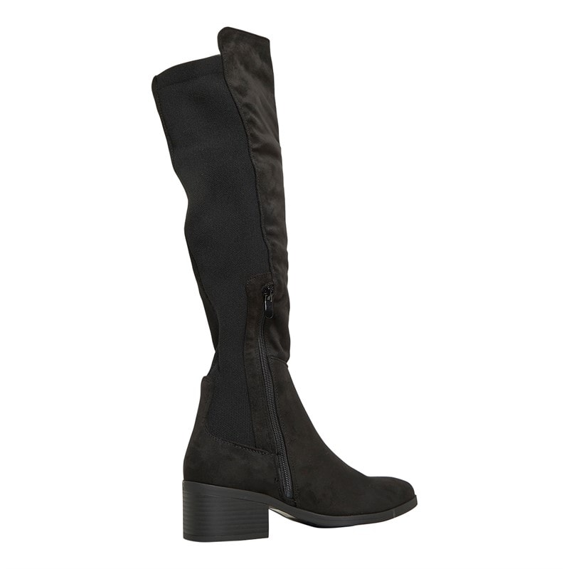 Womens Bellini Knee High Boots Black - Image 4