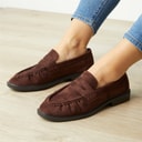 Womens Cadillac Loafers Chocolate Micro