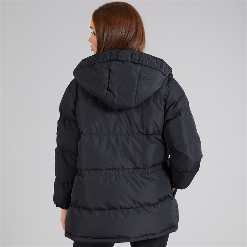 Womens Lola Short Puffer Black - Image 2