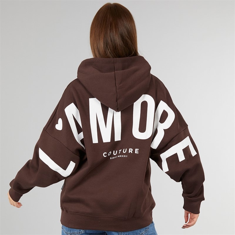 Womens Ryleigh Hoodie Brown - Image 3