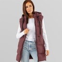 Womens Starlight Gilet Burgundy