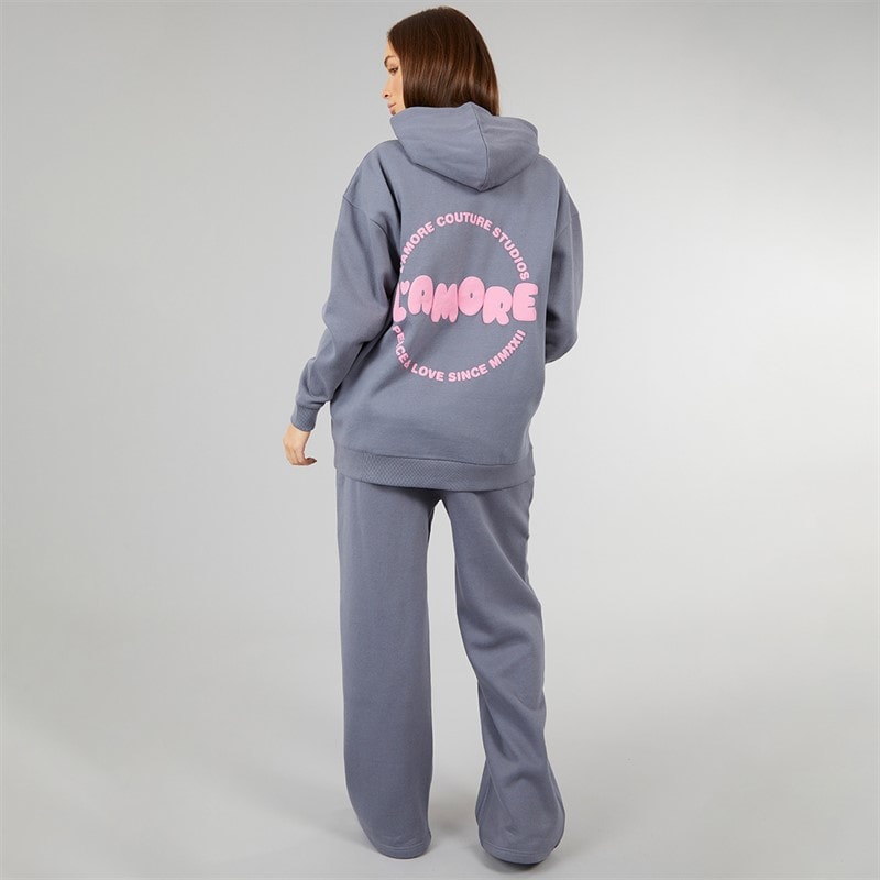 Womens Glendale Tracksuit Charcoal - Image 3