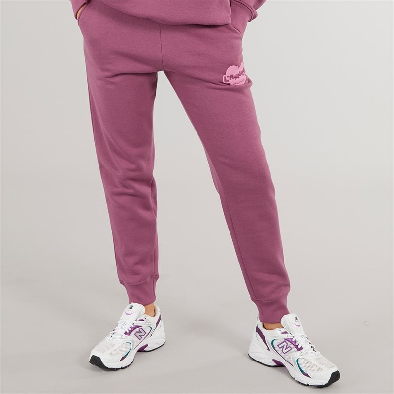 Womens Compton Joggers Burgundy - Image 1