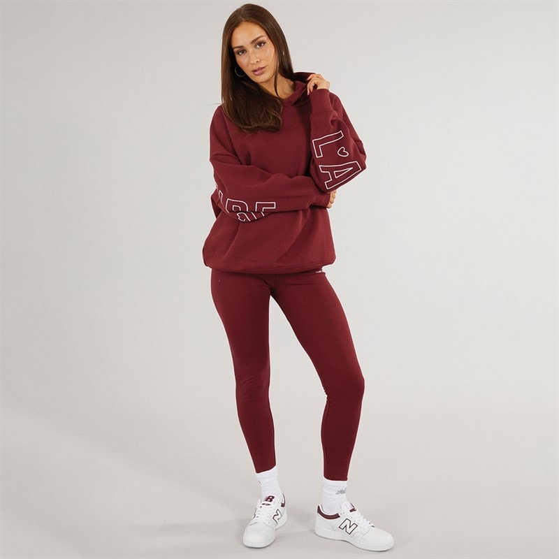 Womens Ryleigh Leggings Burgundy - Image 4