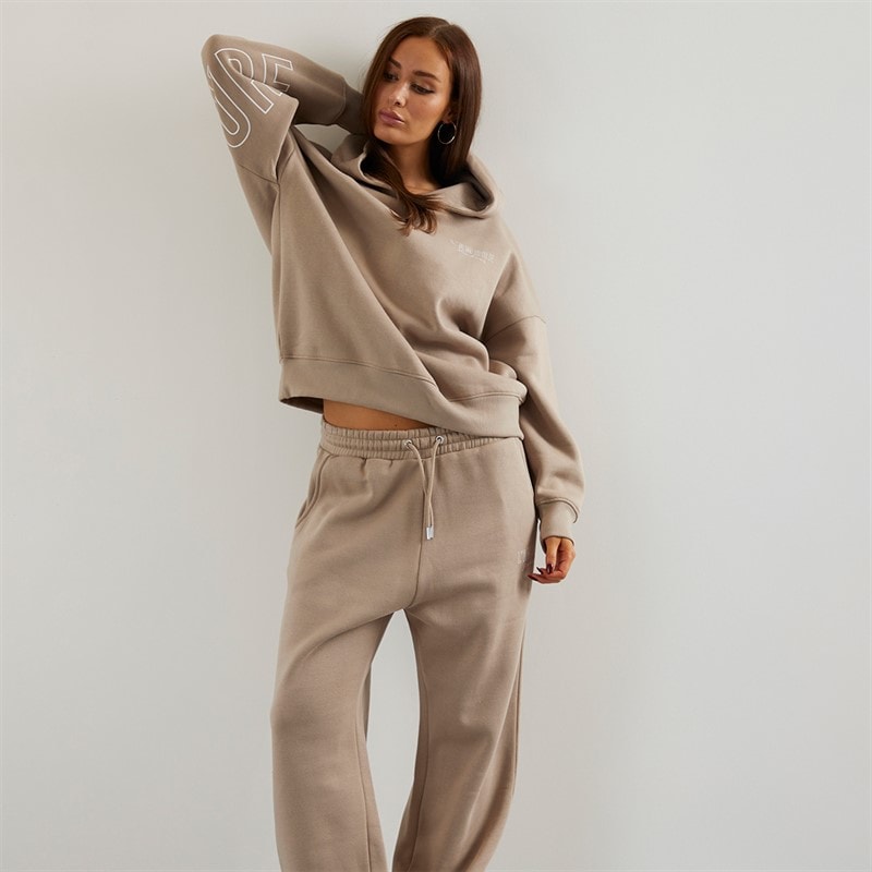 Womens Norwalk Hoodie Taupe - Image 4