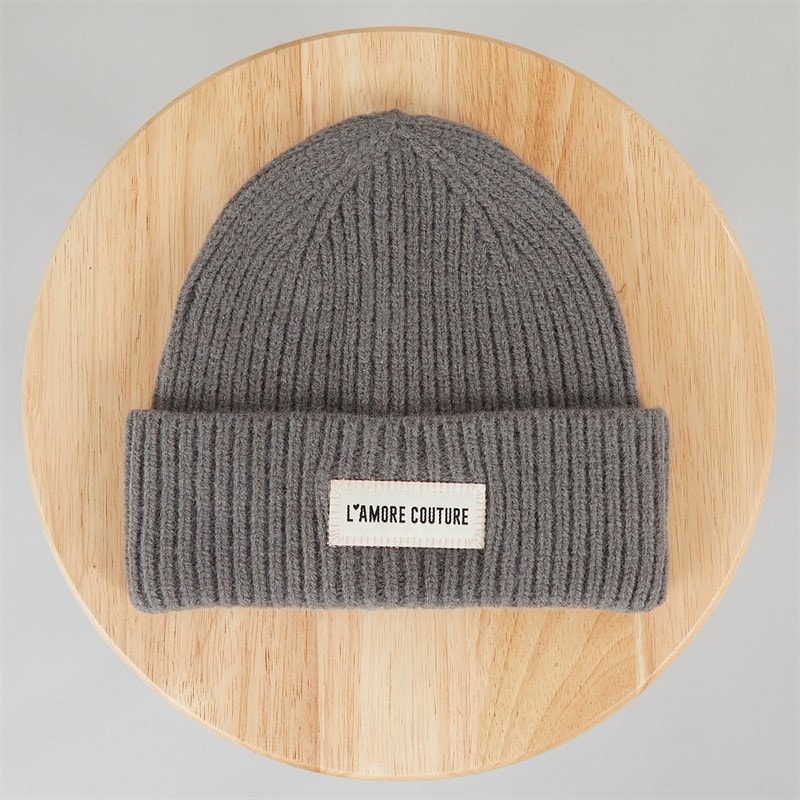 Womens Alva Beanie Charcoal - Image 2