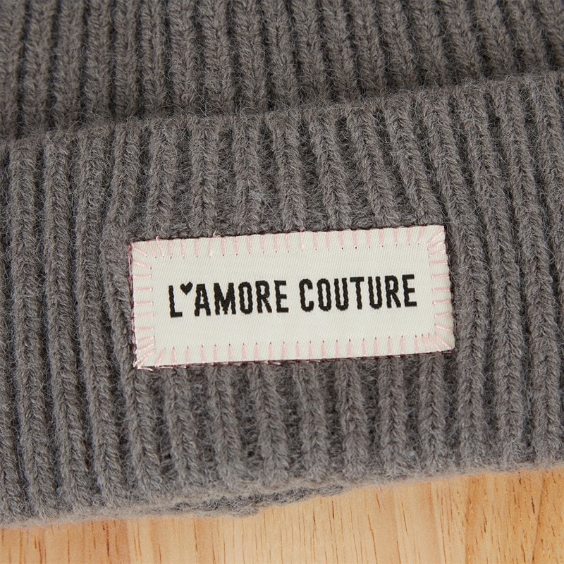 Womens Alva Beanie Charcoal - Image 3