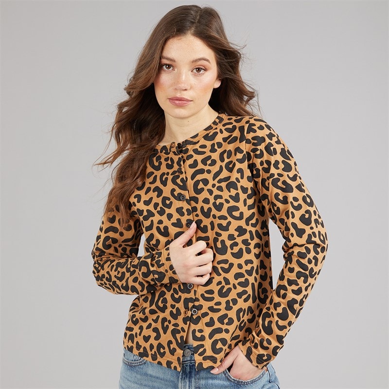 L'amore Couture Womens Pietra Cardigan Print
