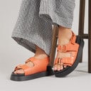 Womens Alara Sandals Orange