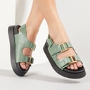 Womens Alara Sandals Green