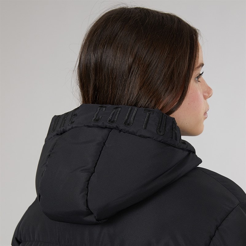 Girls Lola Short Puffer Black - Image 5