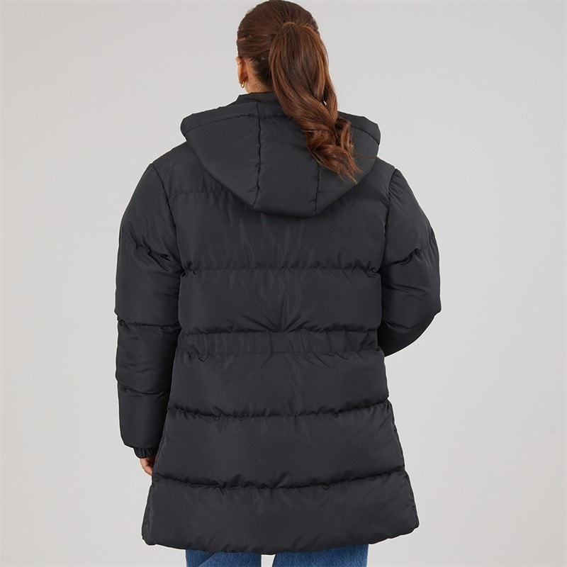 Womens Liana Short Puffer Coat Black - Image 2