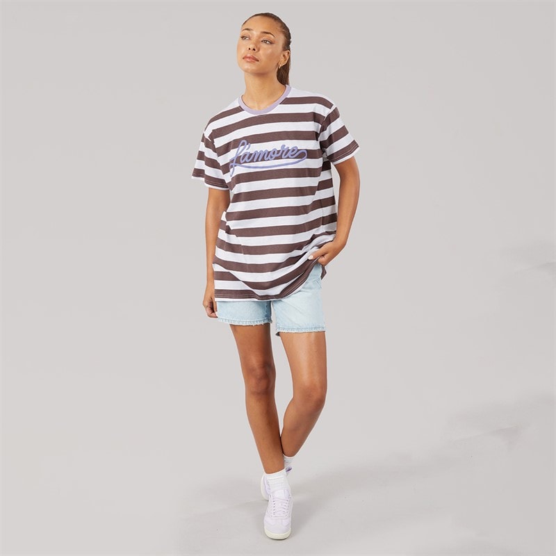 Womens Capri T-Shirt Stripe - Image 3